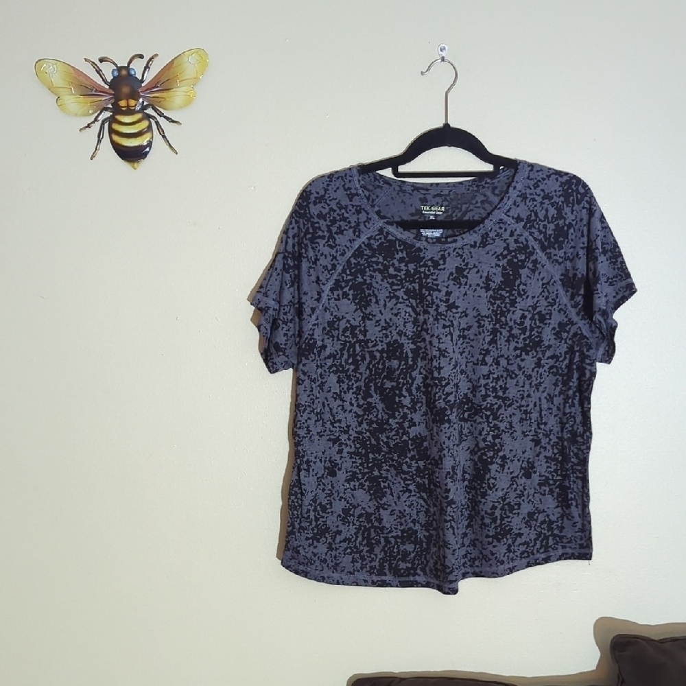 Tek Gear Blue Boxy Relaxed Short Sleeve Tee